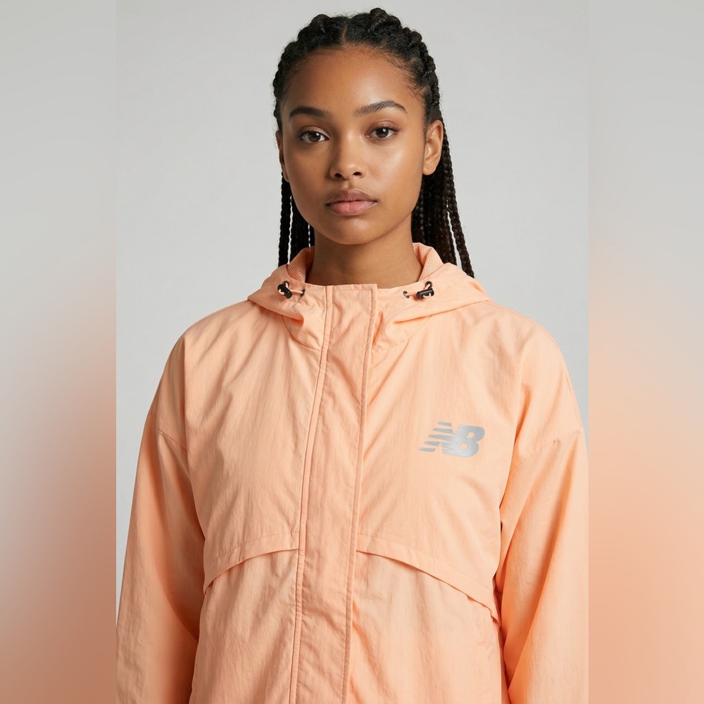 New Balance Women's Peach Jacket Size Medium - Picture 2 of 8